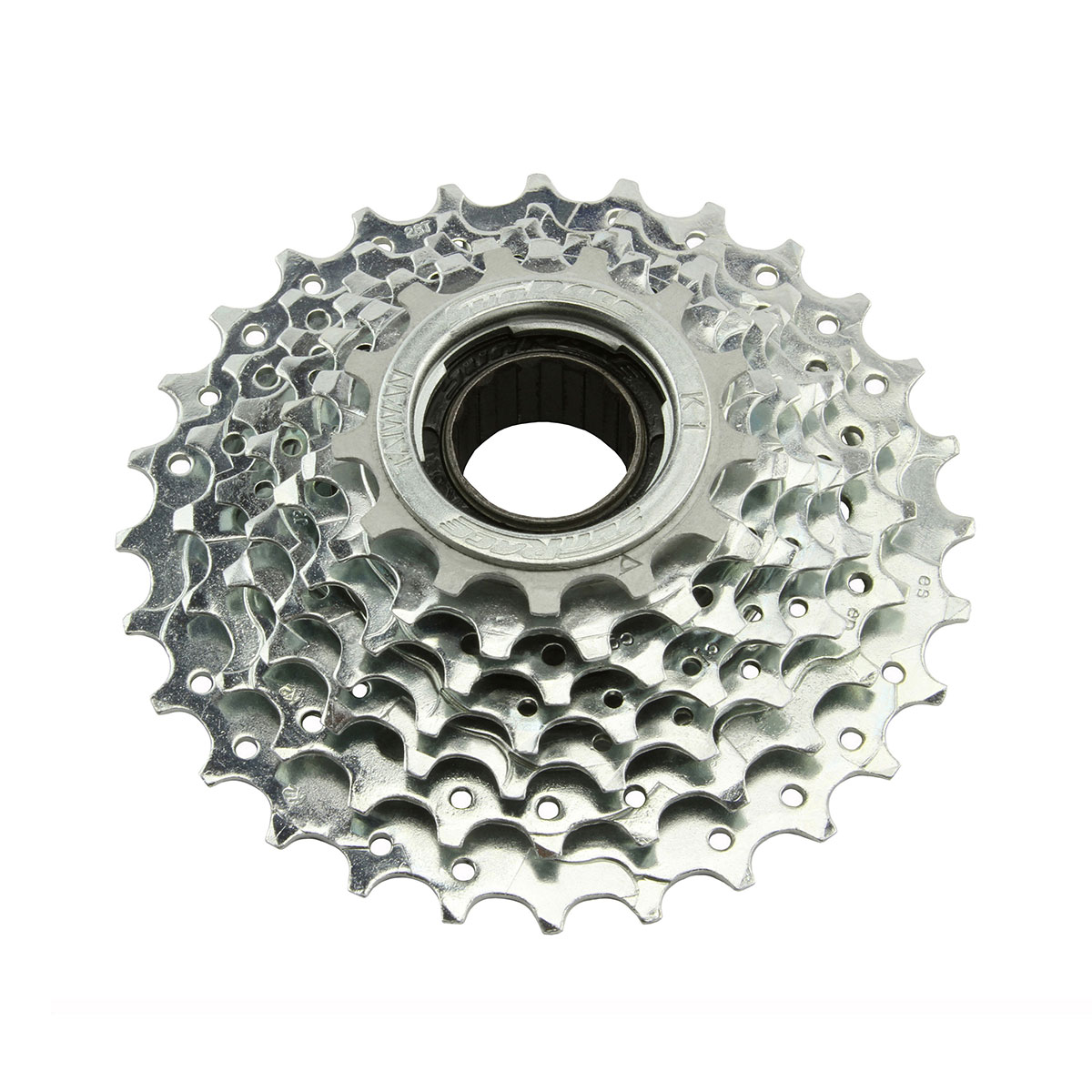 7 Speed Multiple Freewheels 13/28t Index MFM-3S Chrome Sun Race.